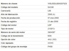 opel corsa d del año 2008
