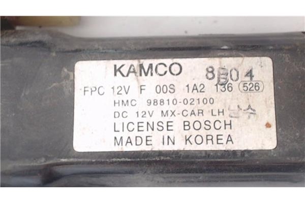 Recambio de mecanismo elevalunas delantero izquierdo para hyundai atos (mx) 1.0 i referencia OEM IAM 8240302000 9881002100 