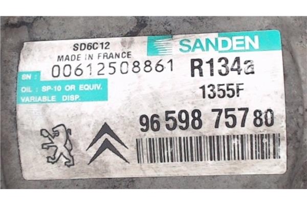 Recambio de compresor aire acond. para citroen c4 coupe 1.6 hdi referencia OEM IAM 9659875780  
