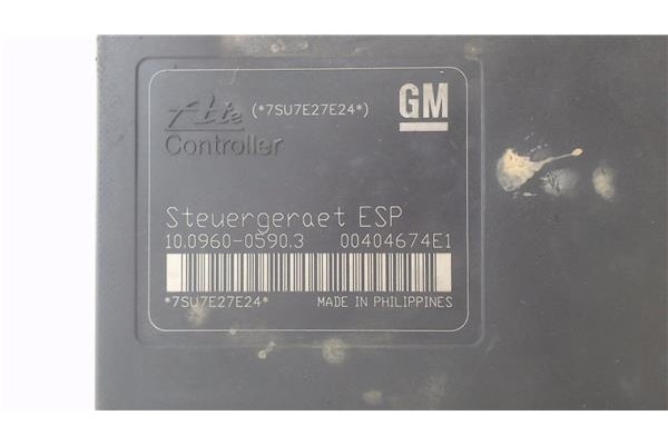 Recambio de nucleo abs para opel zafira 1.9 cdti referencia OEM IAM 10096005903  