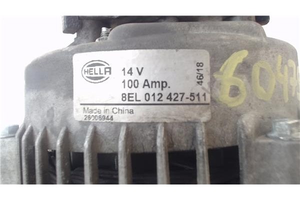 Recambio de alternador para opel meriva 1.7 cdti referencia OEM IAM 8EL012427511  