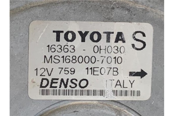 Recambio de electroventilador para toyota avensis berlina (t25) 1.8 sol berlina (5-ptas) referencia OEM IAM 163630H030  