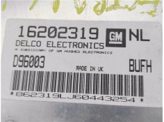 Recambio de centralita para opel vectra b berlina 1.6 i 16v referencia OEM IAM 16202319 D96003 