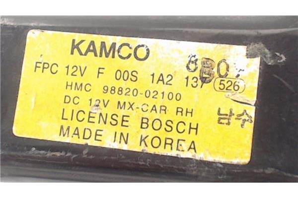 Recambio de mecanismo elevalunas delantero derecho para hyundai atos (mx) 1.0 i referencia OEM IAM 9882002100  