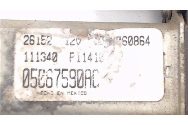Recambio de mecanismo elevalunas delantero derecho para chrysler pt cruiser 1.6 route 66 referencia OEM IAM 05067590AC  