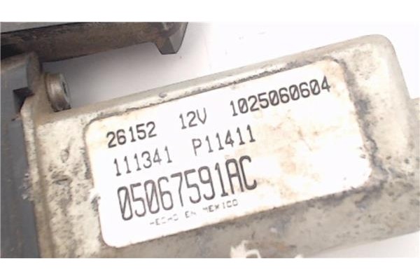 Recambio de mecanismo elevalunas delantero izquierdo para chrysler pt cruiser 1.6 route 66 referencia OEM IAM 05067591AC  