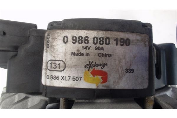 Recambio de alternador para citroen jumper furgón (244) 2.0 hdi referencia OEM IAM 0986080190  