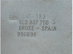Recambio de elevalunas electrico delantero derecho para seat ibiza (6l1) 1.9 tdi referencia OEM IAM 6L3837756S  