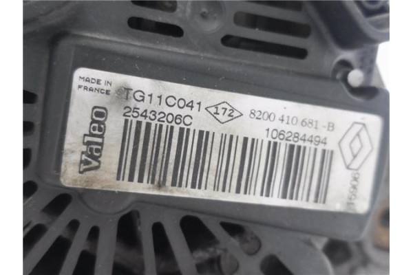 Recambio de alternador para renault scenic ii (jm) 1.5 dci (jm1e) referencia OEM IAM 8200410681B 2543206C 