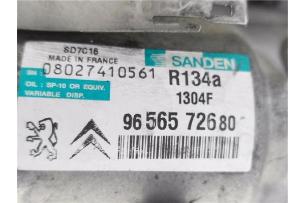 Recambio de compresor aire acond. para peugeot 407 sw 1.6 business line referencia OEM IAM 9656572680 R134A1304F 