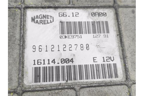 Recambio de centralita para citroen zx 1.6 i referencia OEM IAM 9612122780 G6120A00 