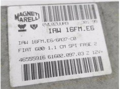 Recambio de centralita para fiat seicento (187) 1.1 (187axb, 187axb1a) referencia OEM IAM 46555916 IAW16FME6 