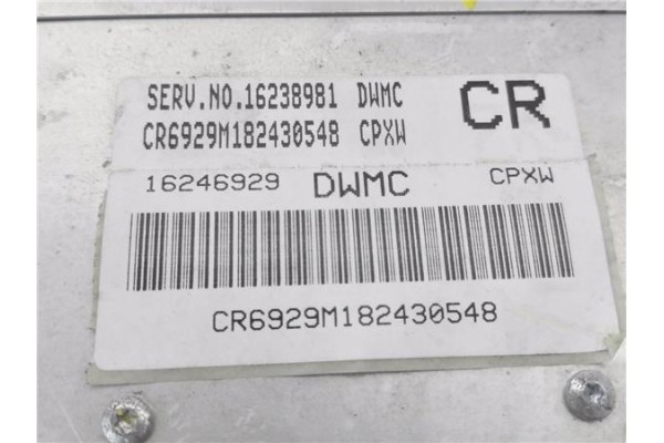 Recambio de centralita para daewoo lanos 1.4 referencia OEM IAM 16246929 CR6929M182430548 