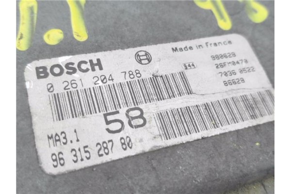 Recambio de centralita para citroen saxo 1.1 x referencia OEM IAM 9631528780 261204788 