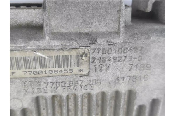 Recambio de centralita para renault clio i fase i / ii (b/c57) 1.2 (5/357y, 5/357k) referencia OEM IAM 7700108455 216492730 