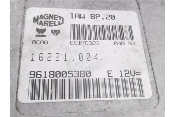 Recambio de centralita para citroen xantia berlina 2.0 i referencia OEM IAM 9618005380 IAW8P20 