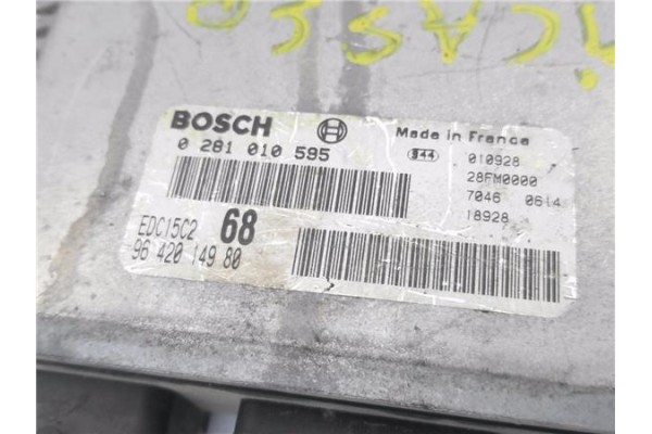 Recambio de centralita para citroen xsara picasso 2.0 hdi referencia OEM IAM 9642014980 281010595 