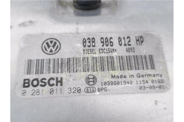 Recambio de centralita para seat ibiza (6l1) 1.9 sdi referencia OEM IAM 038906012HP 281011320 