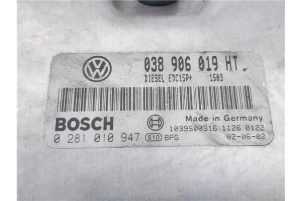 Recambio de centralita para seat ibiza (6l1) 1.9 tdi referencia OEM IAM 038906019HT 281010947  Recambio de centralita para seat ibiza (6l1) 1.9 tdi referencia OEM IAM 038906019HT 281010947