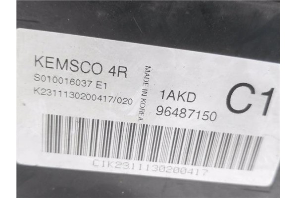 Recambio de centralita para daewoo tacuma 1.6 referencia OEM IAM 96487150 S010016037E1 
