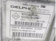 Recambio de centralita para renault megane ii (bm0/1_, cm0/1_) 1.5 dci (bm0f, cm0f) referencia OEM IAM 8200399038 R0410B034A 