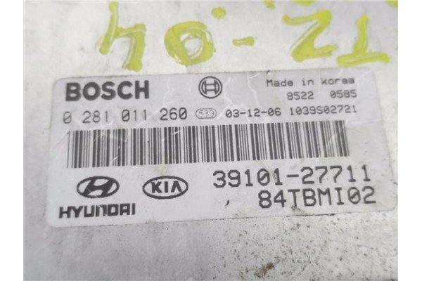 Recambio de centralita para hyundai getz (tb) 1.5 crdi referencia OEM IAM 3910127711 281011260 