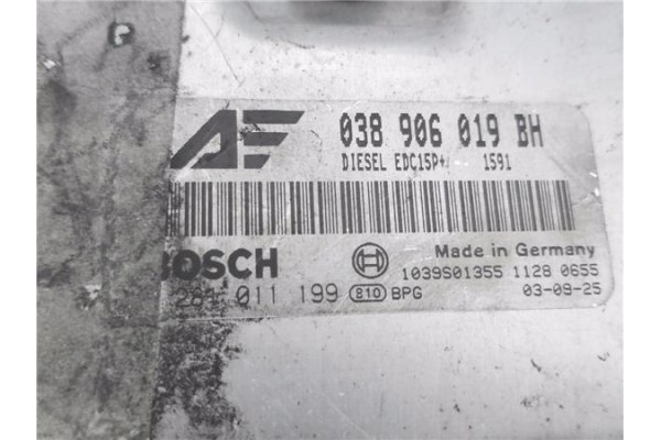 Recambio de centralita para seat alhambra (7v8) 1.9 tdi referencia OEM IAM 038906019BH 281011199 