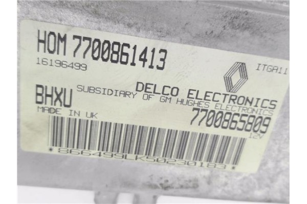 Recambio de centralita para renault 19 ii chamade (l53_) 1.4 referencia OEM IAM 7700861413 7700865809 