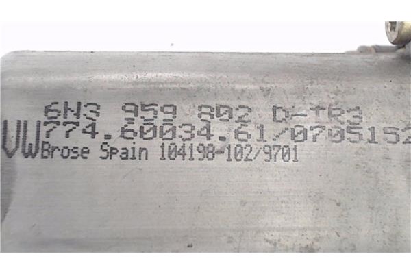 Recambio de mecanismo elevalunas delantero derecho para volkswagen polo iii berlina (6n2) 1.4 conceptline referencia OEM IAM 6N3