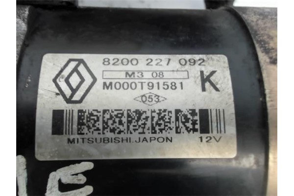 Recambio de motor arranque para renault megane ii berlina 5p 1.5 confort expression referencia OEM IAM M000T91581  