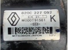 Recambio de motor arranque para renault modus i 1.5 dynamique referencia OEM IAM M000T91581  