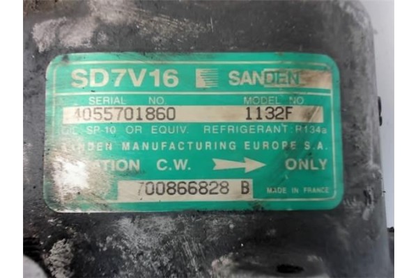 Recambio de compresor aire acond. para renault megane i berl./ berl. con portón (ba0) 1.9 d alize referencia OEM IAM 7700866828 