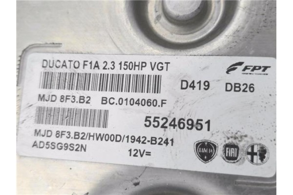 Recambio de centralita para fiat ducato furgón (250) 2.3 150 d multijet referencia OEM IAM 55246951 MJD8F3B2 