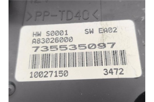 Recambio de mandos climatizador para fiat ducato furgón (250) 2.3 150 d multijet referencia OEM IAM 735535097 A83026000 