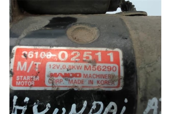 Recambio de motor arranque para hyundai getz (tb) 1.6 gls referencia OEM IAM 3610002511 0986022601 3610002550 , HYUNDAI | 361000 Recambio de motor arranque para hyundai getz (tb) 1.6 gls referencia OEM IAM 3610002511 0986022601 3610002550 , HYUNDAI | 361000