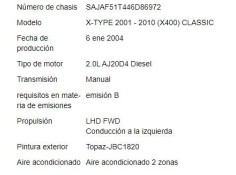 jaguar x-type del año 2004