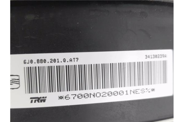 Recambio de kit airbag para seat ibiza berlina (6j5) 1.4 stylance / style referencia OEM IAM 6J0880204A 6J0880201Q  Recambio de kit airbag para seat ibiza berlina (6j5) 1.4 stylance / style referencia OEM IAM 6J0880204A 6J0880201Q