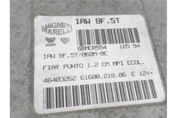 Recambio de centralita para fiat i punto (176) berlina 60 1.2 referencia OEM IAM 46403262 IAW8F5T 