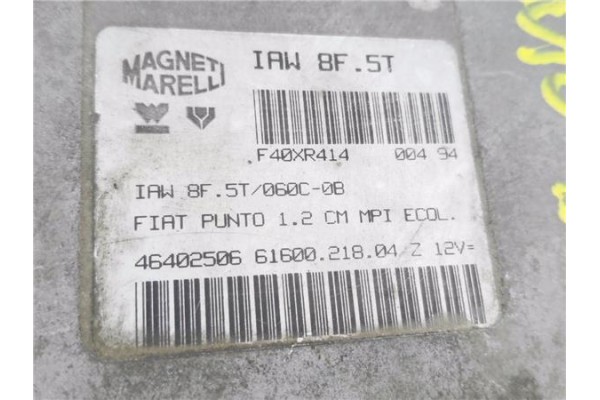 Recambio de centralita para fiat i punto (176) berlina 60 1.2 referencia OEM IAM 46402506 IAW8F5T 