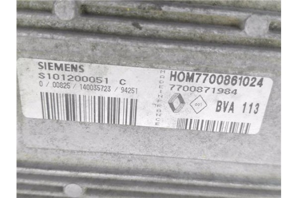 Recambio de centralita para renault laguna (b56) 2.0 referencia OEM IAM 7700861024 S101200051C 