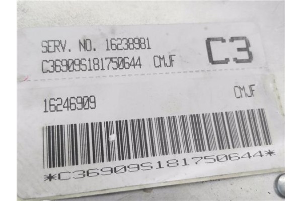 Recambio de centralita para daewoo nubira berlina 1.6 16v referencia OEM IAM 16238981 C36909S181750644 