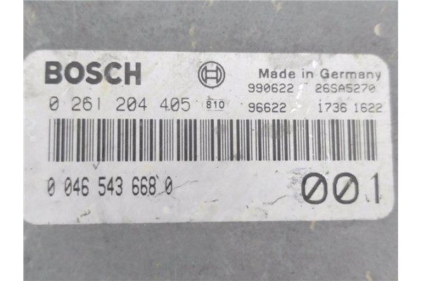 Recambio de centralita para fiat bravo (182) 1.4 12v s referencia OEM IAM 00465436680 261204405  Recambio de centralita para fiat bravo (182) 1.4 12v s referencia OEM IAM 00465436680 261204405