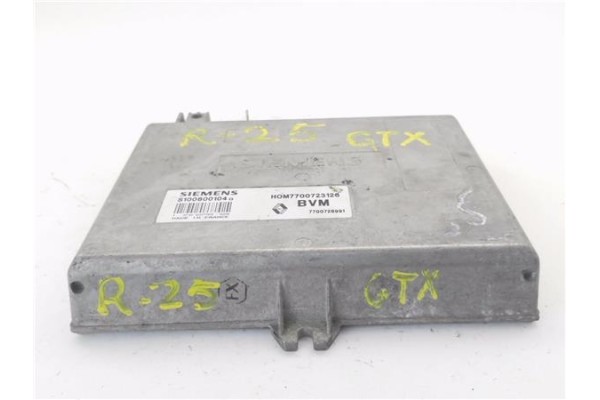 Recambio de centralita para renault r 25 (b29) 2.2 gtx referencia OEM IAM 7700723126 S100800104G 