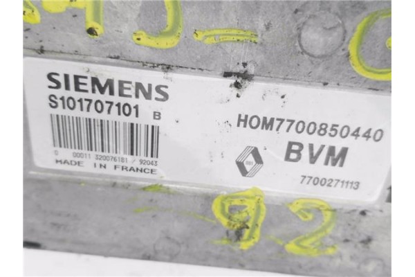 Recambio de centralita para renault r 19 berl. con portón (b/c53) referencia OEM IAM 7700850440 S101707101B 