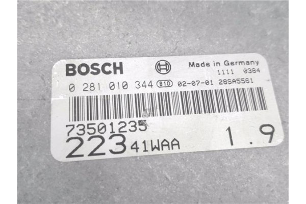 Recambio de centralita para fiat i doblo (119) 1.9 jtd (223axe1a) referencia OEM IAM 73501235 281010344 