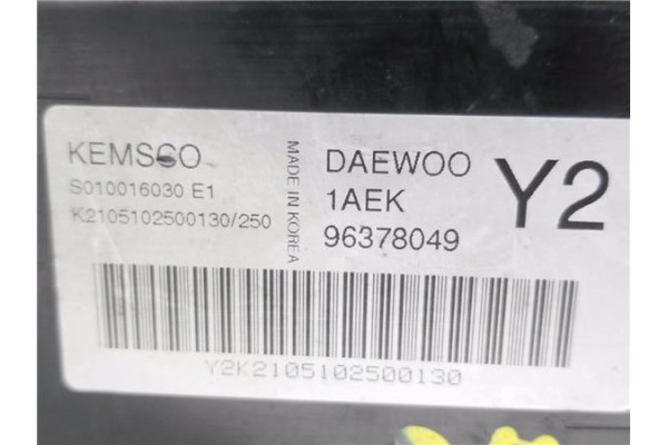 Recambio de centralita para daewoo tacuma 1.8 referencia OEM IAM 96378049 K2105102500130 