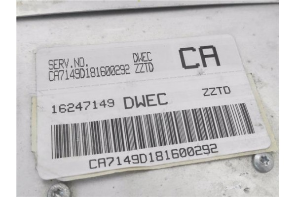 Recambio de centralita para daewoo lanos 1.5 referencia OEM IAM 16247149 CA7149D181600292 