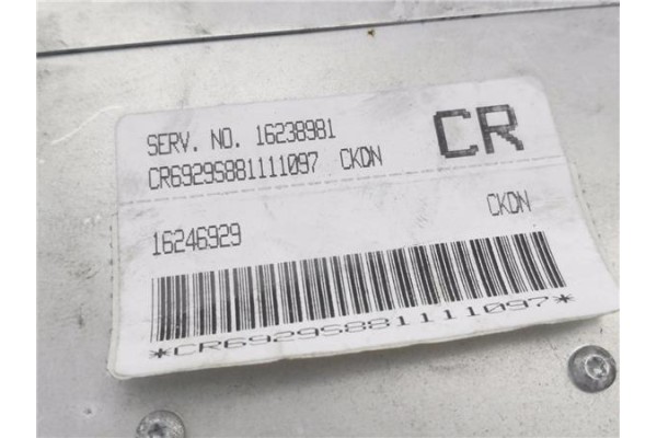 Recambio de centralita para daewoo lanos 1.3i referencia OEM IAM 16238981 CR6929S881111097 