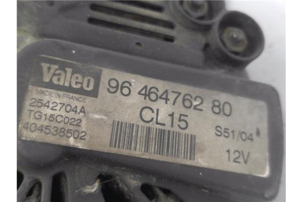 Recambio de alternador para citroen c3 1.4 hdi referencia OEM IAM 9646476280 2542704A 