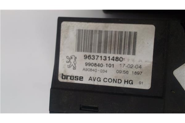 Recambio de mecanismo elevalunas delantero izquierdo para peugeot 307 (3a/c) 2.0 hdi 135 referencia OEM IAM 9637131480  